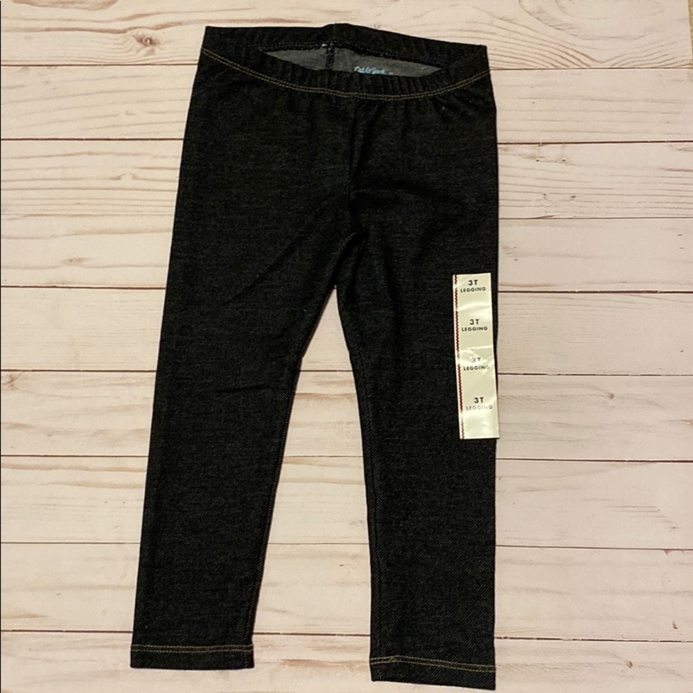 Cat & jack 👗🛍faux dark blue denim baby legging